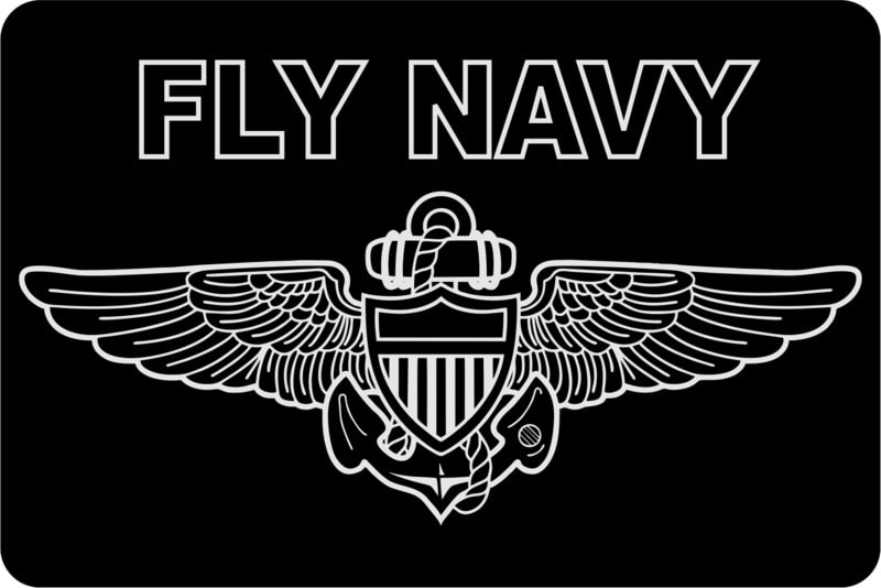 Fly Navy - Tow Hitch Cover